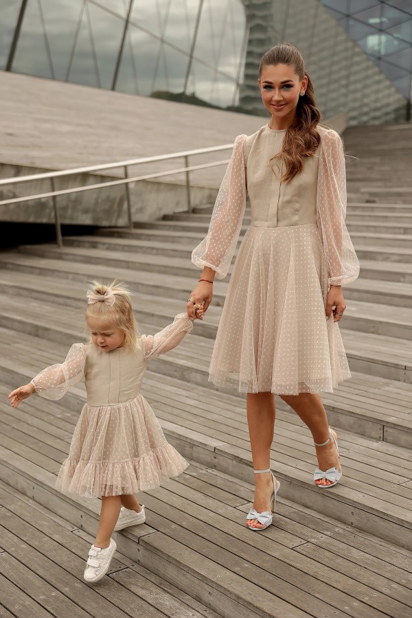 Proginė suknelė MILANA kūno spalvos siuvama