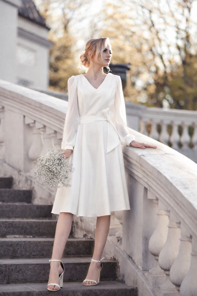 Suknelė KORSIKA pieno balta