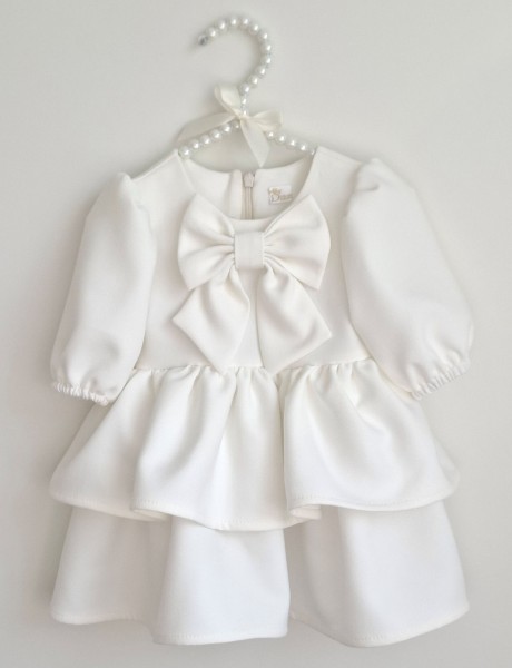 Viskozės  suknelė IZABELĖ pieno balta