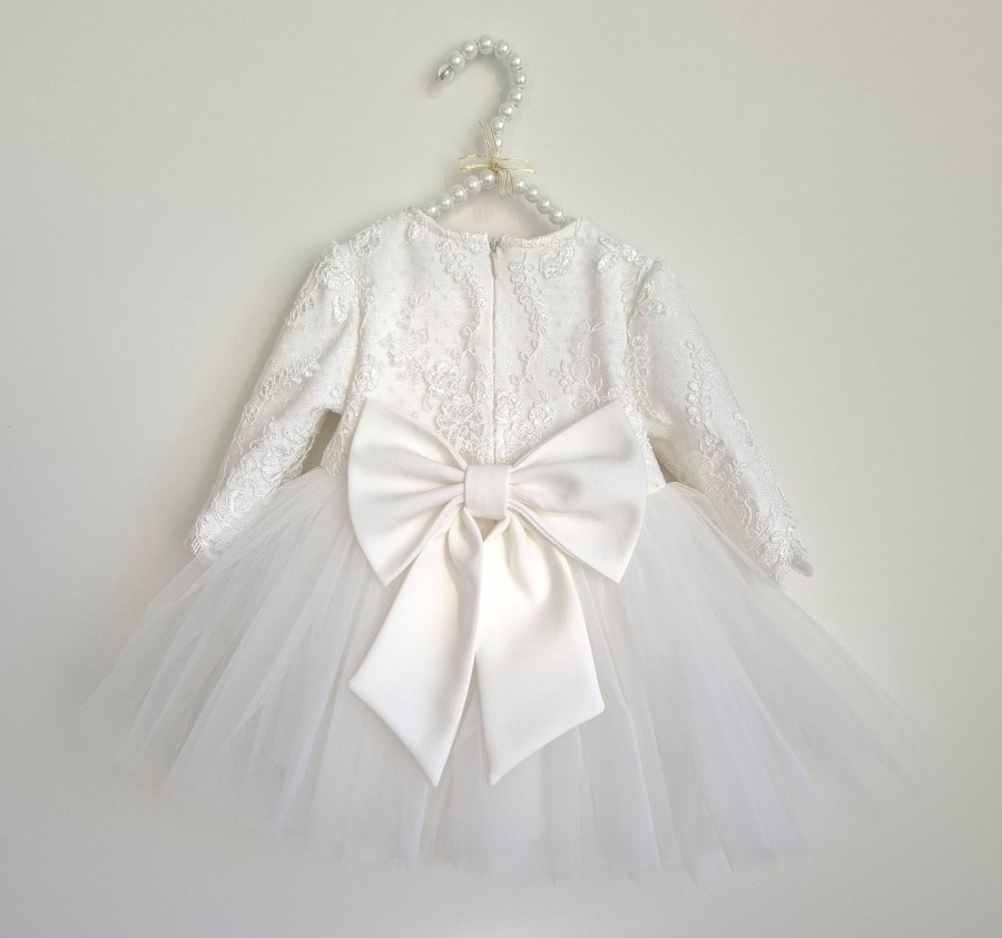 Tiulio suknelė PŪKAS ilgomis rankovėmis