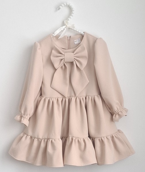 Viskozės  suknelė SOFIJA kūno spalvos