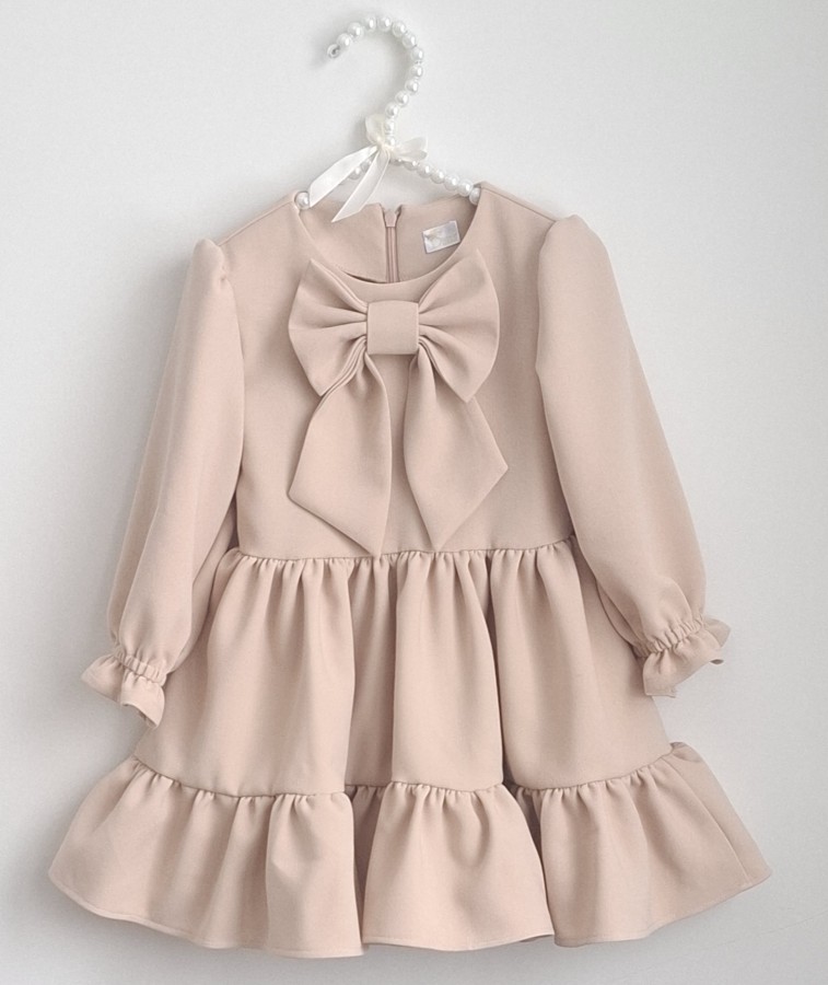 Viskozės  suknelė SOFIJA kūno spalvos